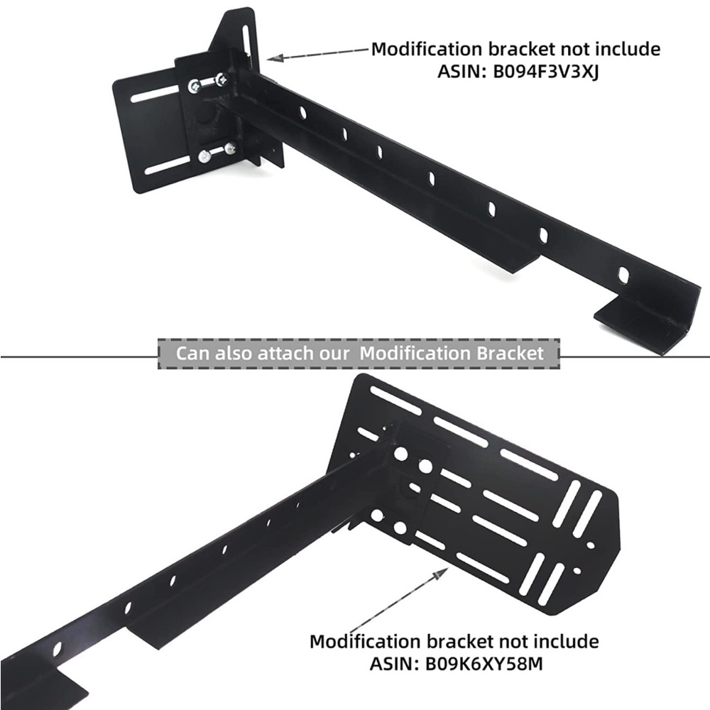 ironwork Bed Frame Bolt-on Footboard Extension Brackets Attachment Kit, new
